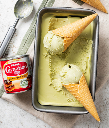 No Churn Matcha Ice Cream | Carnation